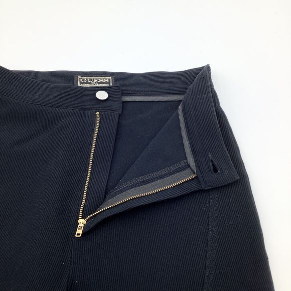 Guess Womens Riding Pants‎ Equestrian Breeches Black Size 31 Made in USA - Picture 4 of 7